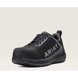 NWT NEW Ariat Women’s 9.5 Outpace Composite Toe Work Shoe Black/Charcoal